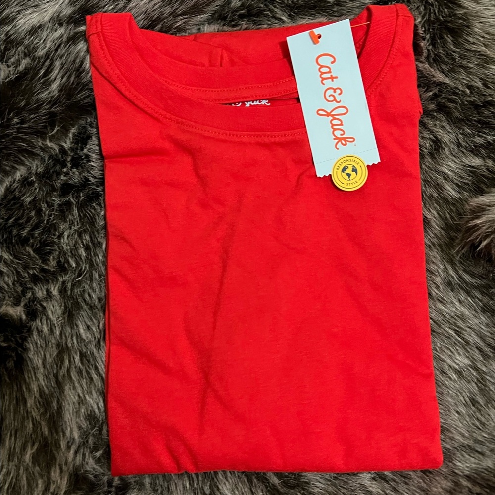 Bundle Deal 2x $12!! 😍😍Cat and Jack Red T-Shirt!!